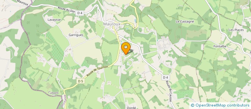 localisation de l'entreprise DANGLETERRE  MAUROUX