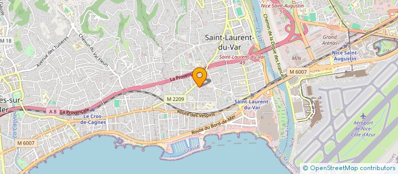 localisation de l'entreprise DANGLETERRE à SAINT-LAURENT-DU-VAR
