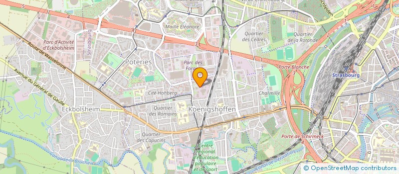 localisation de l'entreprise DANGO  STRASBOURG