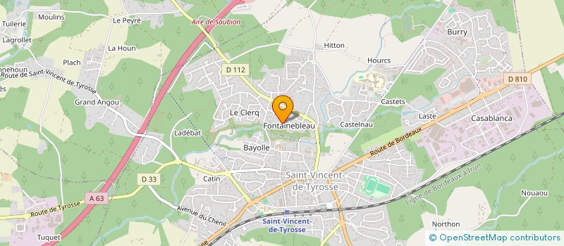 localisation de l'entreprise DANGOU-TOURREN à SAINT-VINCENT-DE-TYROSSE