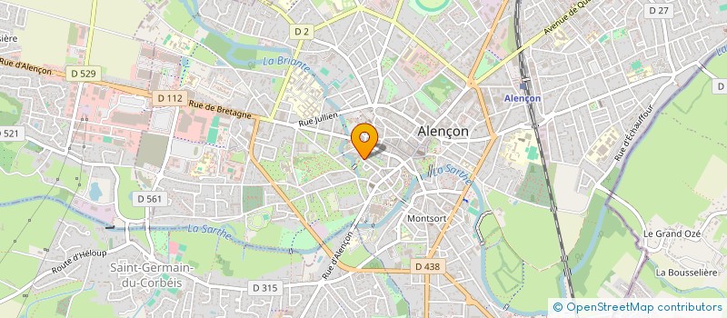 localisation de l'entreprise DANGUY à ALENCON