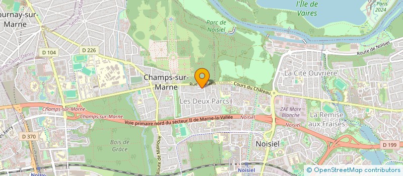 localisation de l'entreprise DANH-CONSULTING à CHAMPS-SUR-MARNE