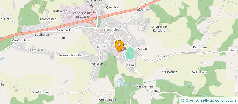 localisation de l'entreprise DANHUB IMMO  LANGUIDIC