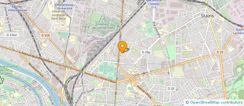 localisation de l'entreprise DANI à PIERREFITTE-SUR-SEINE