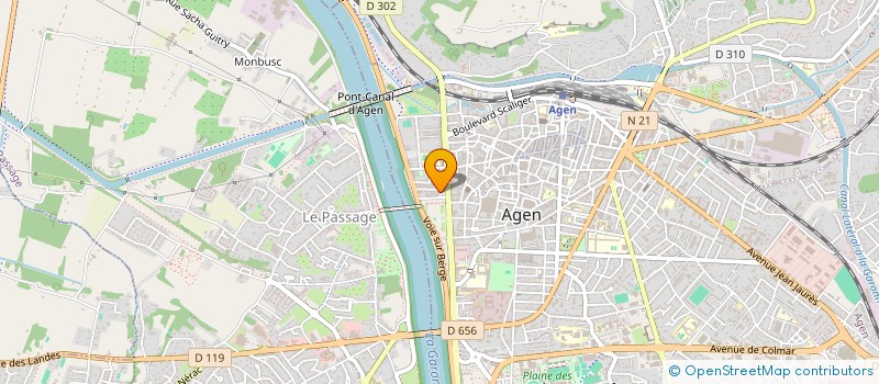 localisation de l'entreprise DANI  AGEN