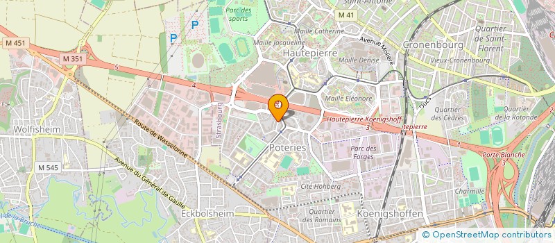 localisation de l'entreprise DANI ARTIST  STRASBOURG