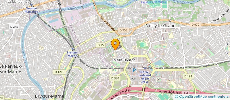 localisation de l'entreprise DANI BLACK à NOISY-LE-GRAND