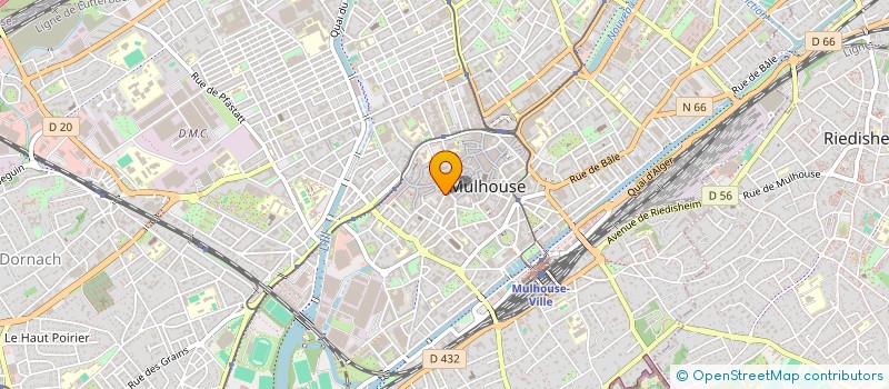 localisation de l'entreprise DANI CURSINO DERMOPIGMENTATION  MULHOUSE