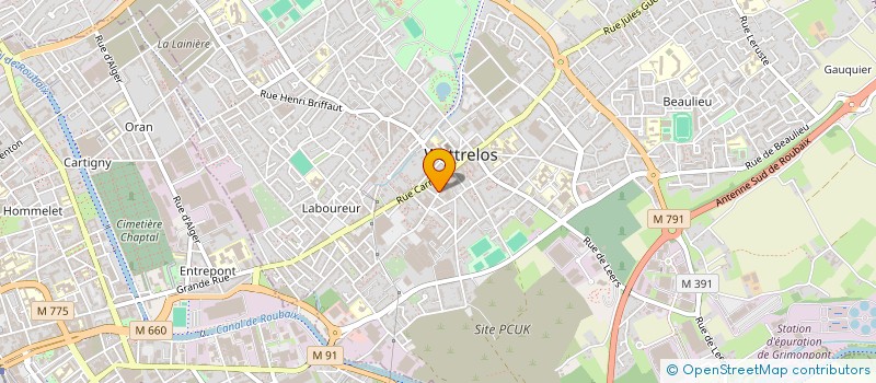 localisation de l'entreprise DANI ET ATI  WATTRELOS