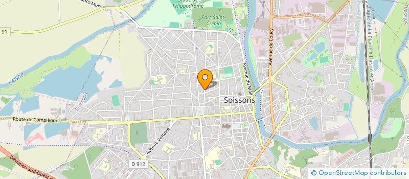 localisation de l'entreprise DANI - SERVICES SOLS & MURS à SOISSONS