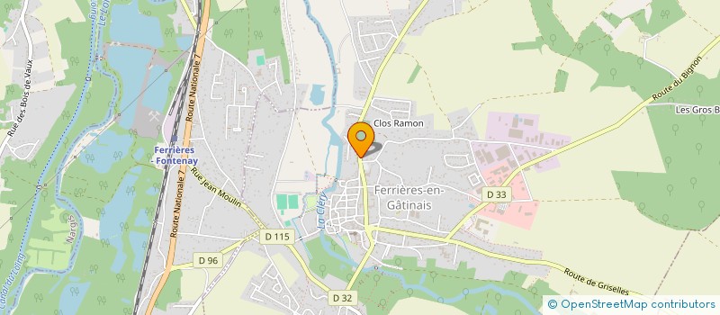 localisation de l'entreprise DANI SPORT AVENTURE à FERRIERES-EN-GATINAIS