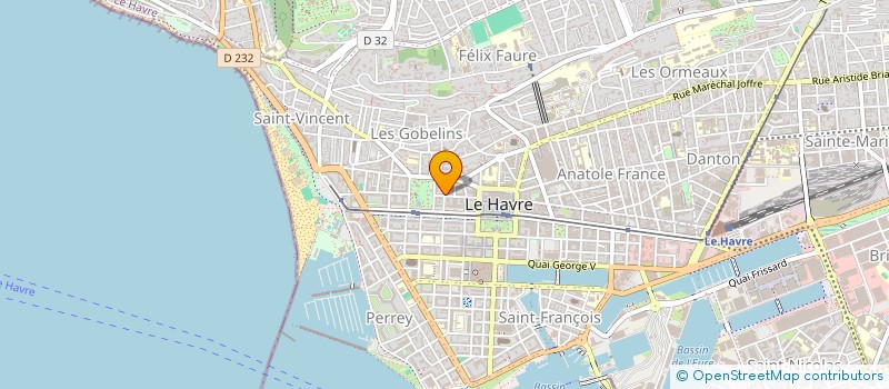 localisation de l'entreprise DANI SUPERMARCHE à LE HAVRE