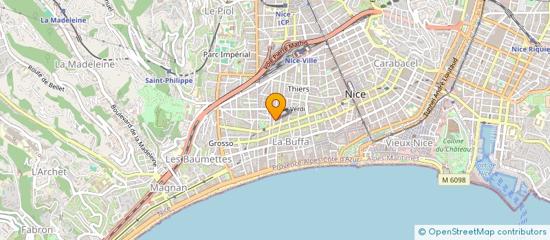 localisation de l'entreprise DANIA à NICE