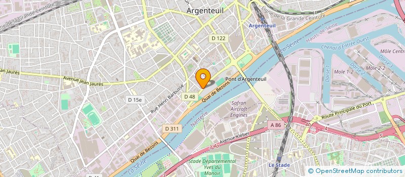 localisation de l'entreprise DANIA COIFFURE  ARGENTEUIL