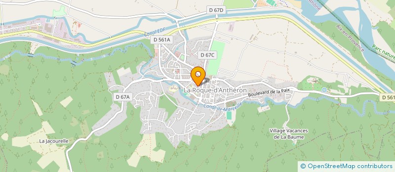 localisation de l'entreprise DANIALEK  LA ROQUE-D'ANTHERON
