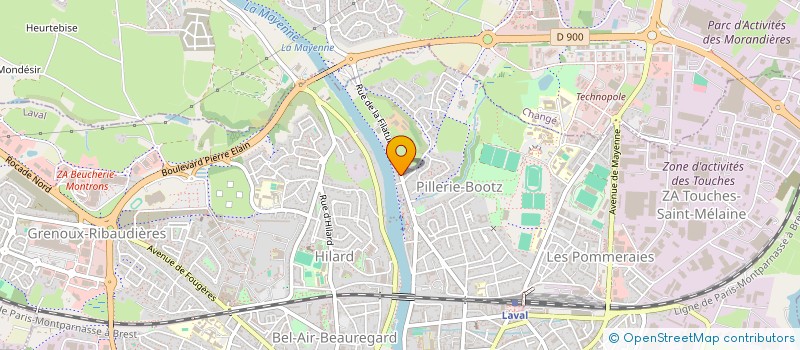 localisation de l'entreprise DANIC à LAVAL