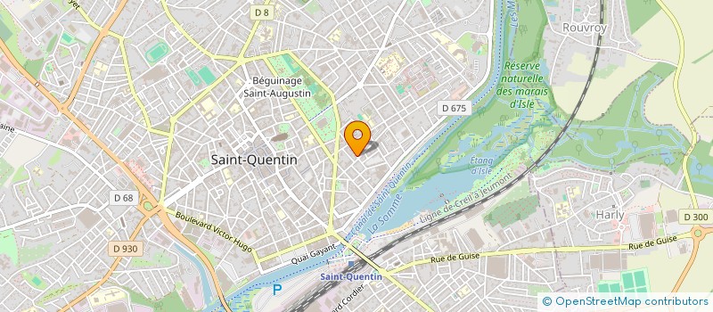 localisation de l'entreprise DANICK à SAINT-QUENTIN