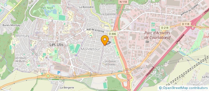 localisation de l'entreprise DANICO DISTRIBUTION à LES ULIS