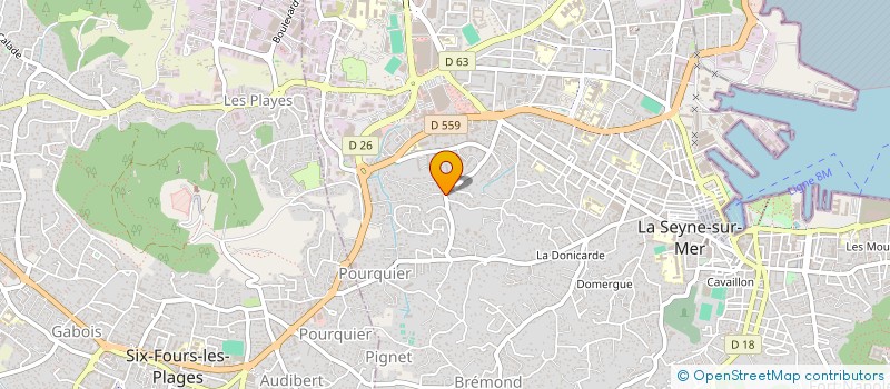 localisation de l'entreprise DANIE'LUZ  LA SEYNE-SUR-MER