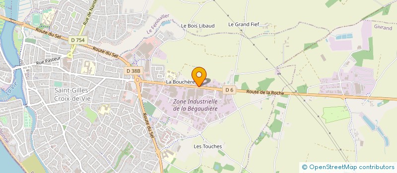 localisation de l'entreprise DANIEAU-BREHIN à SAINT-GILLES-CROIX-DE-VIE