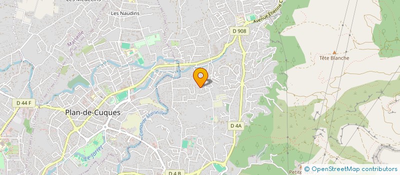 localisation de l'entreprise DANIEL  ALLAUCH