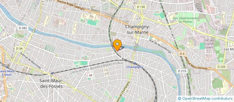 localisation de l'entreprise DANIEL à SAINT-MAUR-DES-FOSSES