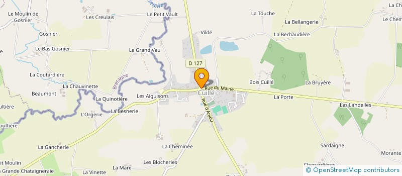 localisation de l'entreprise DANIEL  CUILLE