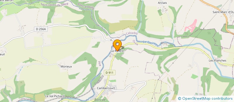 localisation de l'entreprise DANIEL à ATHIS-VAL DE ROUVRE