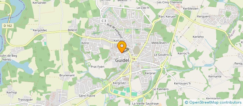 localisation de l'entreprise DANIEL  GUIDEL