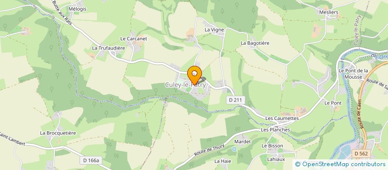 localisation de l'entreprise DANIEL  CULEY-LE-PATRY