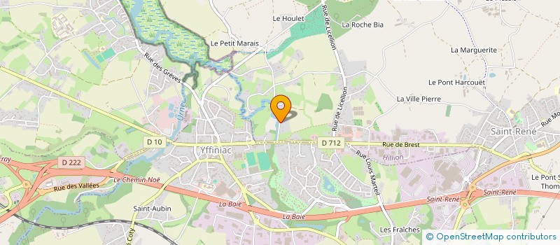 localisation de l'entreprise DANIEL  HILLION