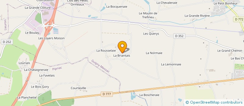 localisation de l'entreprise DANIEL ANTHONY  GUIPRY-MESSAC