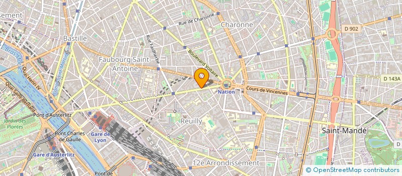 localisation de l'entreprise DANIEL ASSISTANCE DEPANNAGE  PARIS