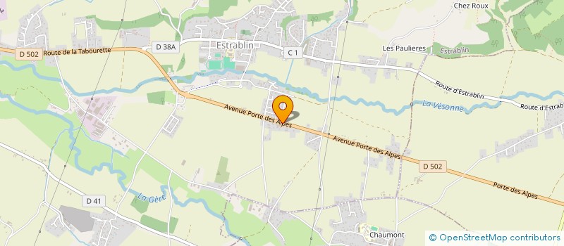 localisation de l'entreprise DANIEL AUTO SERVICE FRS  ESTRABLIN