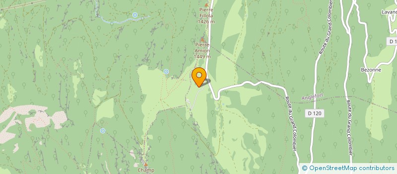 localisation de l'entreprise DANIEL BARBIER  CULOZ-BEON