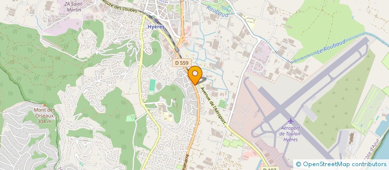 localisation de l'entreprise DANIEL BATIMENT à HYERES