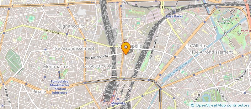 localisation de l'entreprise DANIEL BOUTEILLER SARL à PARIS