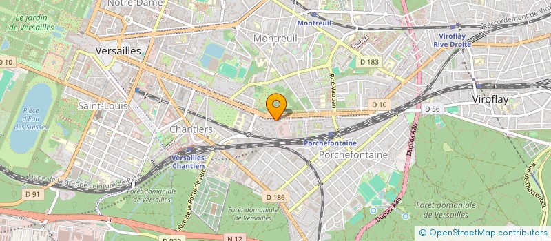 localisation de l'entreprise DANIEL BROC METHODES à VERSAILLES