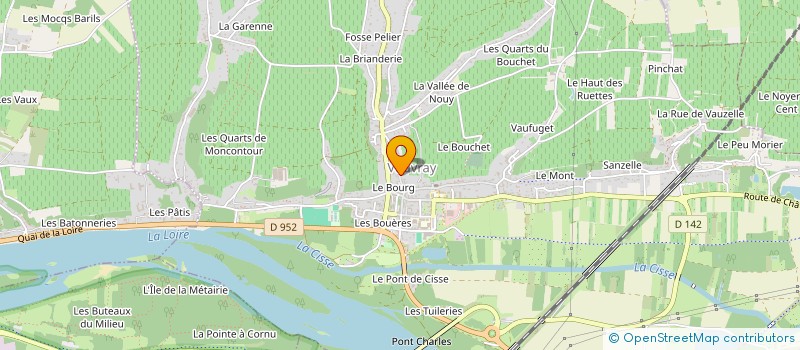 localisation de l'entreprise DANIEL BULLIARD CONSULTANT  VOUVRAY