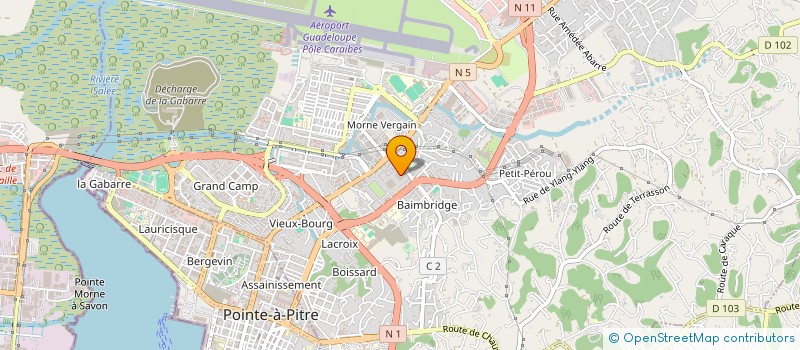 localisation de l'entreprise DANIEL DABRIOU PATRICK KROON ET ASSOCIE à LES ABYMES