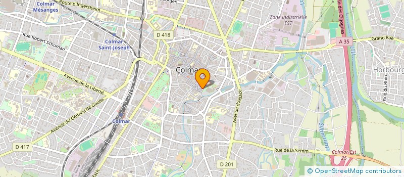 localisation de l'entreprise DANIEL DECHRISTE & PIERRE JEAN DECHRISTE  COLMAR