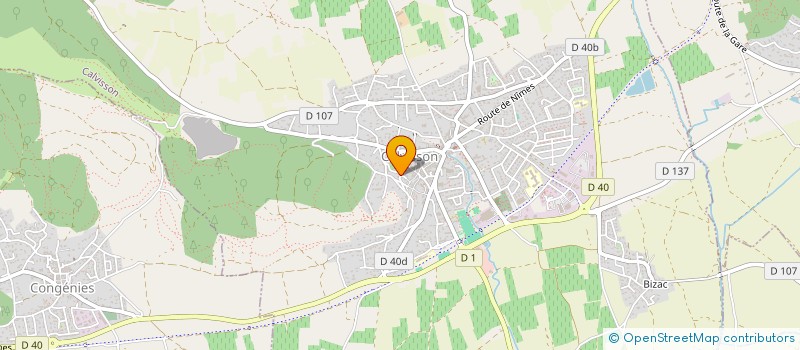 localisation de l'entreprise DANIEL DELPUECH CONSEIL  CALVISSON