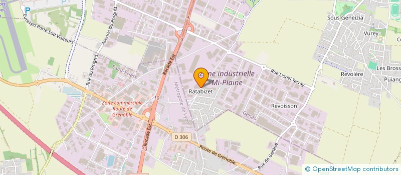 localisation de l'entreprise DANIEL DOMEYNE DEPANNAGE - D.D.D à GENAS