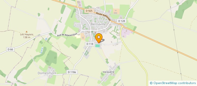 localisation de l'entreprise DANIEL DUPUIS  BERNAVILLE