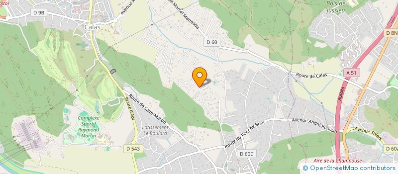 localisation de l'entreprise DANIEL FORMATIONS CONSEILS  CABRIES