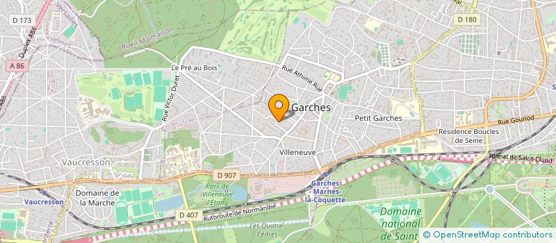 localisation de l'entreprise DANIEL HASSON COURTAGE à GARCHES