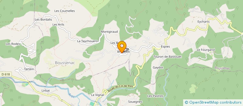 localisation de l'entreprise DANIEL HERBAULT TOURAINE à BOUSSENAC