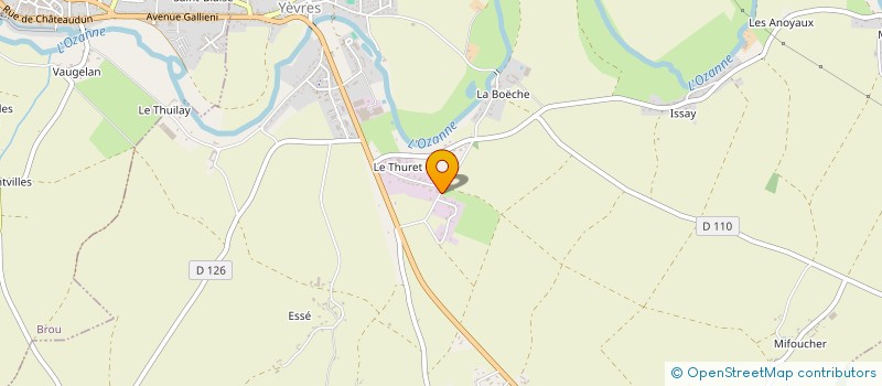 localisation de l'entreprise DANIEL HERVE ET FILS à YEVRES