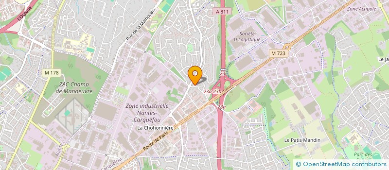 localisation de l'entreprise DANIEL IMMO  CARQUEFOU