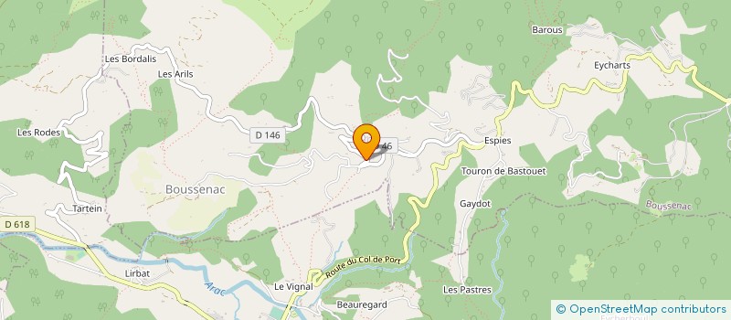 localisation de l'entreprise DANIEL IMPRIMERIE CABAUDIERES BLOIS à BOUSSENAC